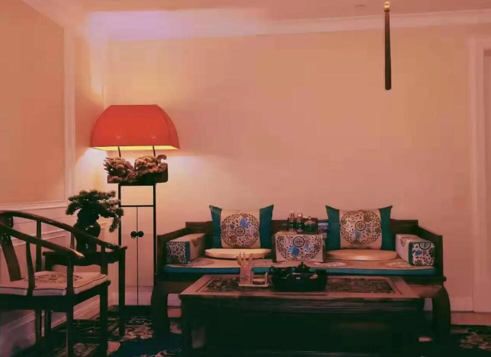 青岛市北区会所茶馆环境一角